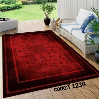 روفرشی کشدار طرح فرش کد FAM-T 1236