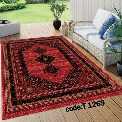 روفرشی کشدار طرح فرش کد FAM-T 1269