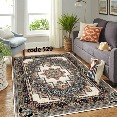 روفرشی کشدار طرح فرش کد FAM-529
