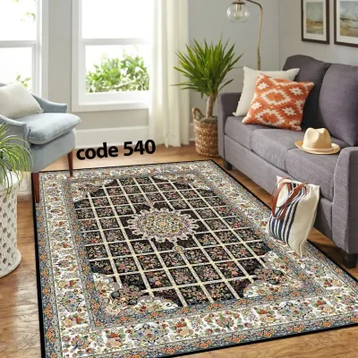 روفرشی کشدار طرح فرش کد FAM-540