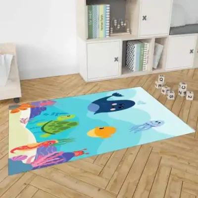 مخمل فرش (فرشینه) کد FAM-9019a