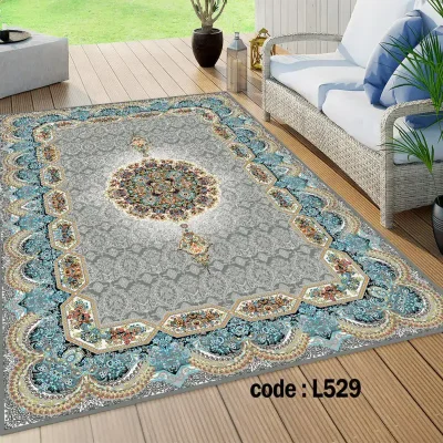 روفرشی کشدار طرح فرش کد FAM-L 529