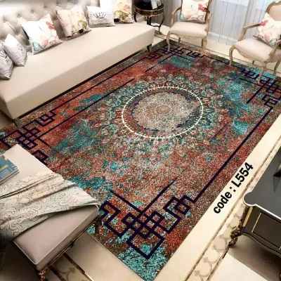 مخمل فرش (فرشینه) کد FAM_L554