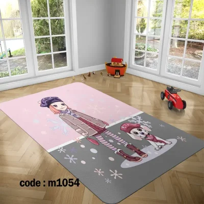 مخمل فرش (فرشینه) کد FAM_m1054
