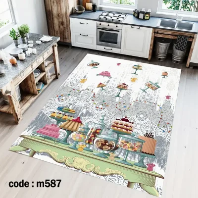 مخمل فرش (فرشینه) کد FAM_m587
