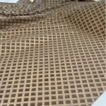 روکش تشک و بالش مخمل طرح لوزی شکلاتی - تصویر 3