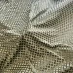 روکش تشک و بالش مخمل طرح لوزی سبز زیتونی - تصویر 3
