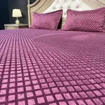 کاور تشک مخمل بنفش