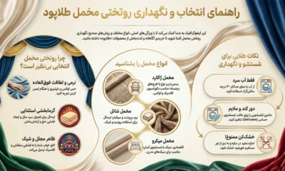 راهنمای انتخاب روتختی دونفره مخمل طلاپود